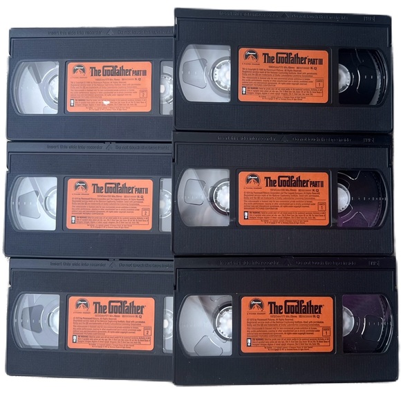 The Godfather Collection VHS 1, 2, 3 in Box  VHS / Classic 6 Tapes with Box - Picture 6 of 7